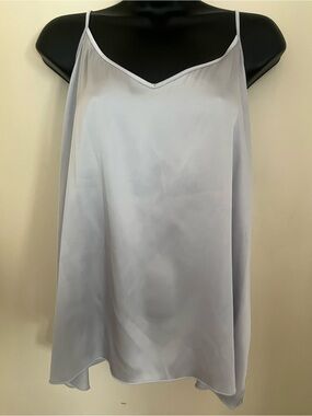 Vidussa Light Violet Satin Cami Tank Top